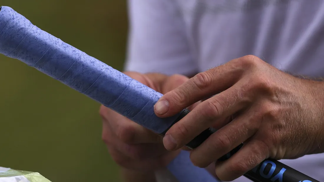 tennis raquette manche main