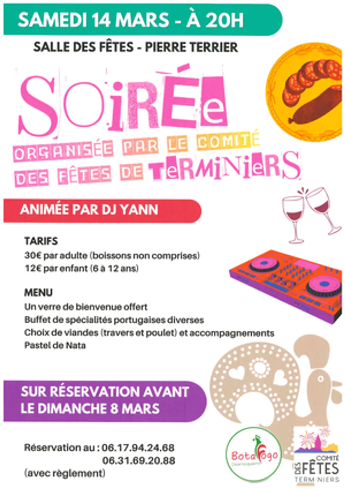 TERMINIERS - Soirée du comité des fêtes