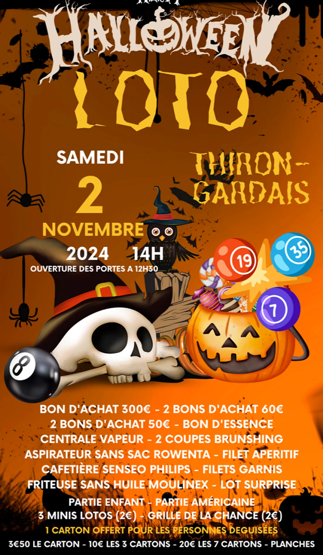 THIRON-GARDAIS - Loto Halloween