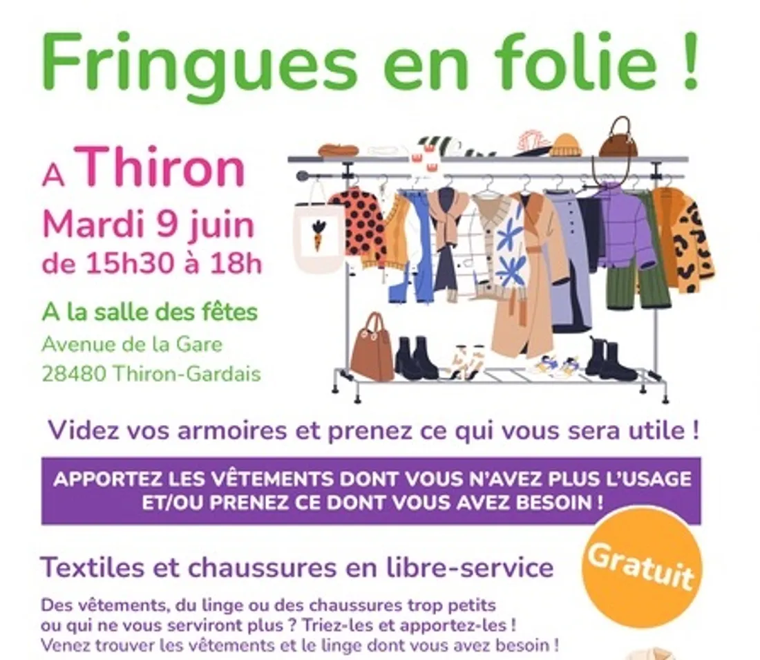 THIRON-GARDAIS - Fringues en folie !
