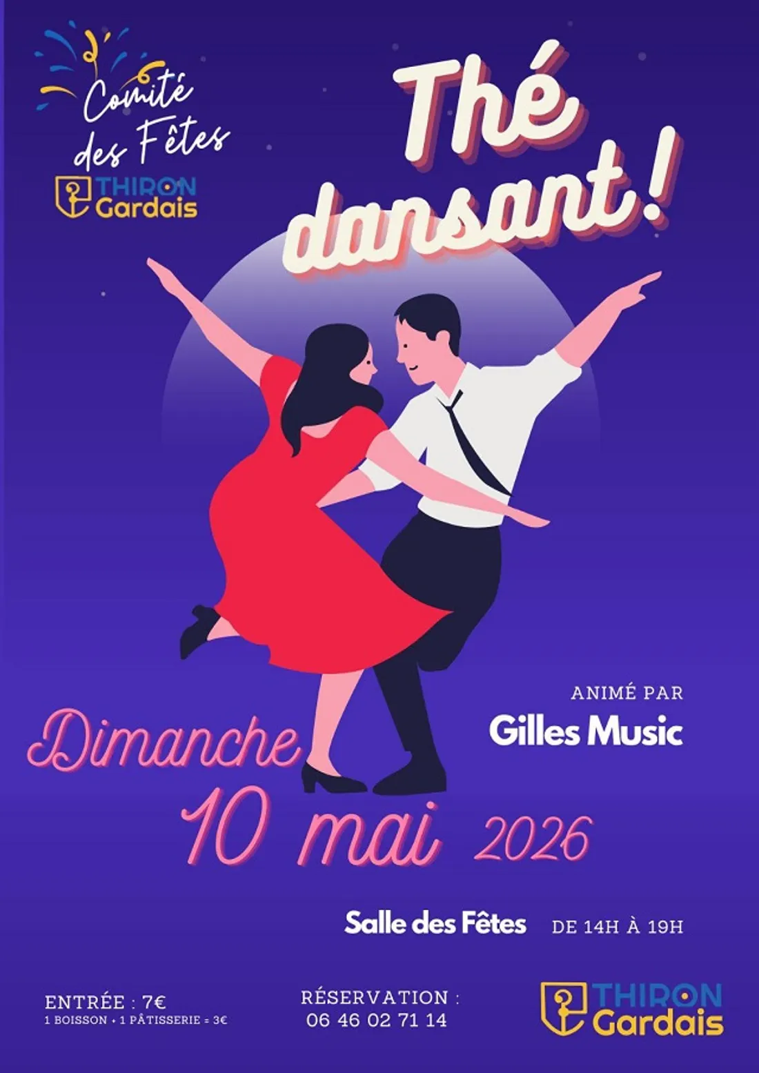 THIRON-GARDAIS - Thé dansant avec Gilles Music