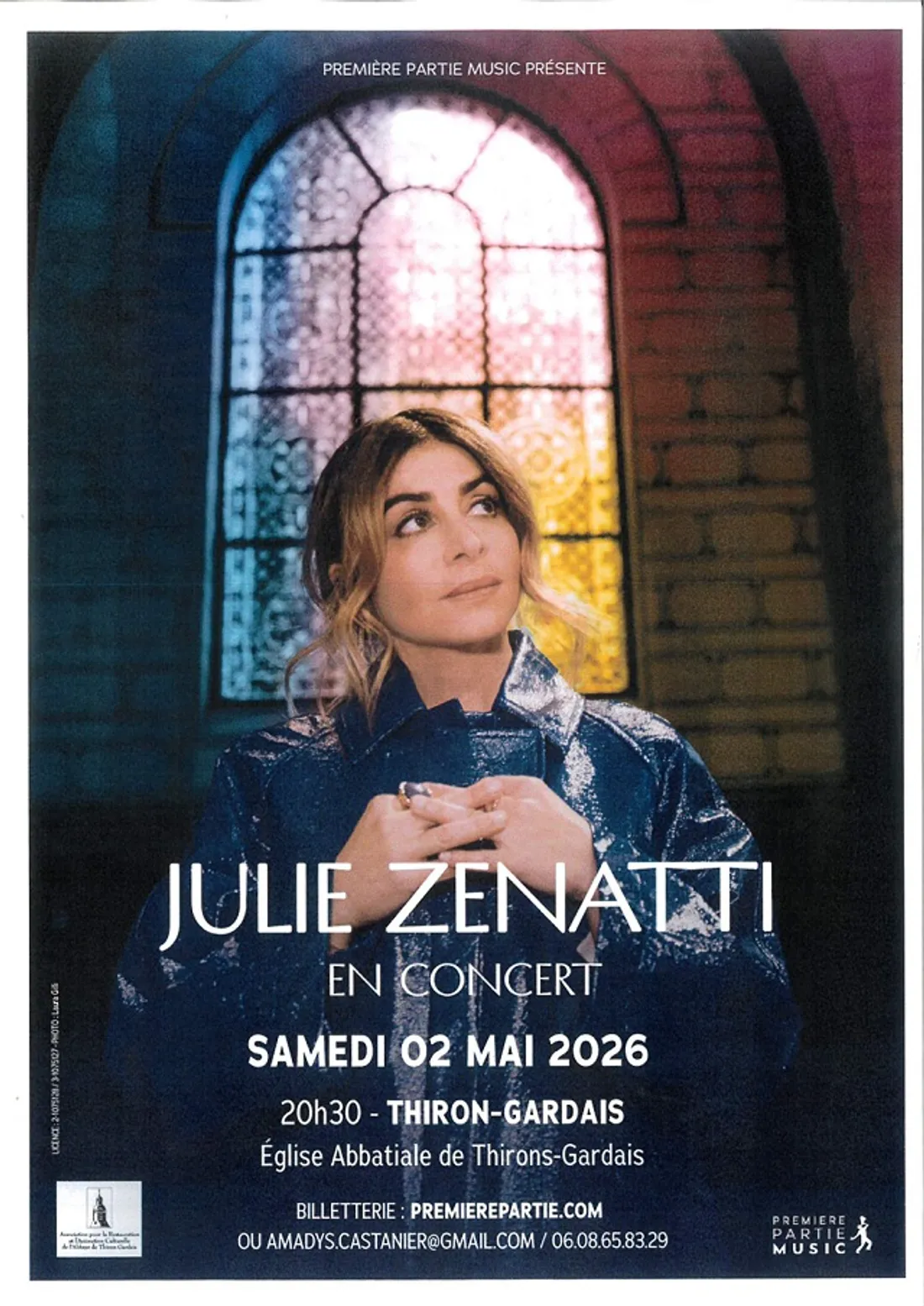 THIRON-GARDAIS - Concert : Julie Zenatti