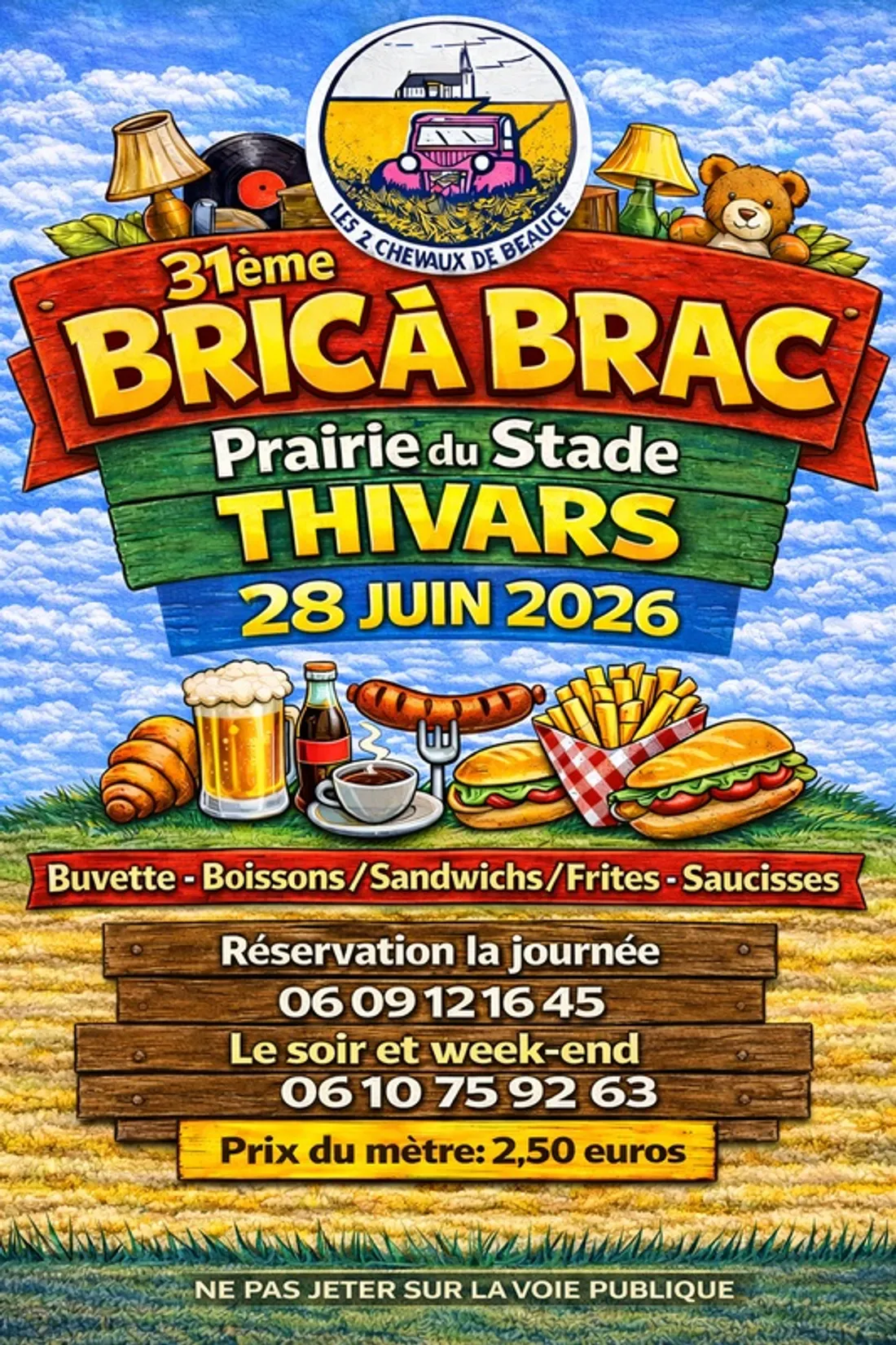 THIVARS – 31e bric-à-brac des 2 Chevaux de Beauce