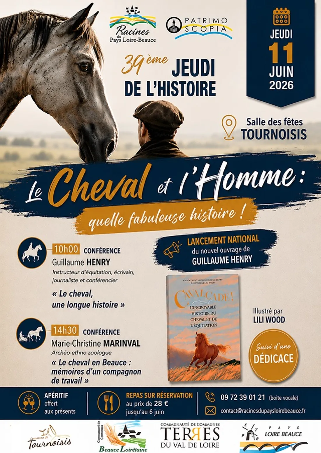 TOURNOISIS (45) - Les Jeudis de l'Histoire : Le cheval et l'homme