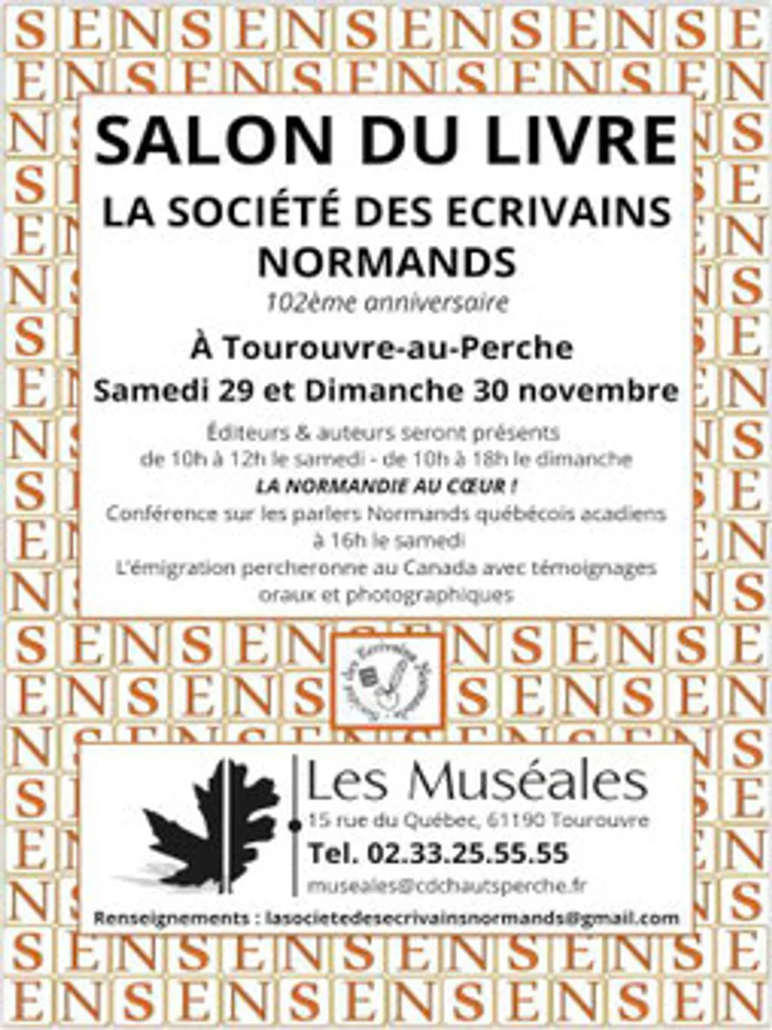 TOUROUVRE (61) - Salon du livre des écrivains normands