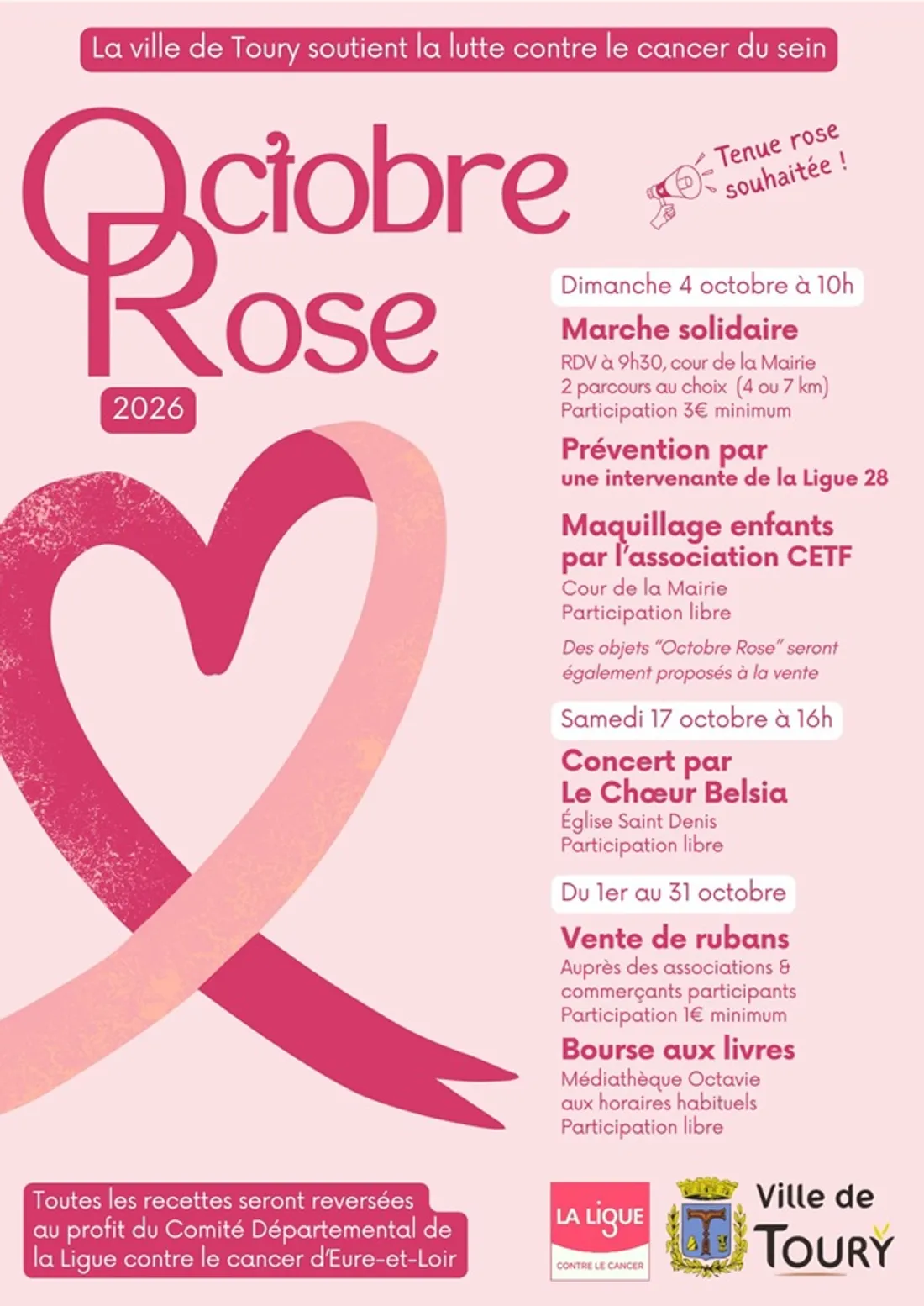 TOURY - Octobre Rose : Marche solidaire