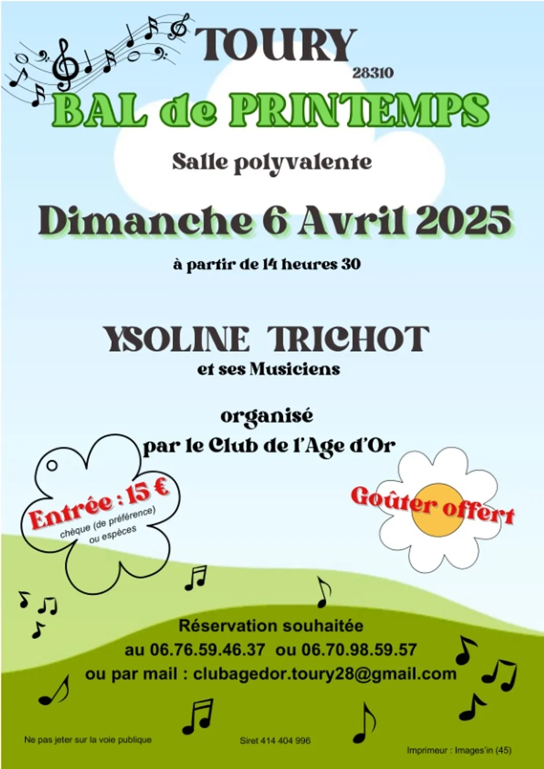 TOURY - Bal de printemps avec Ysoline Trichot