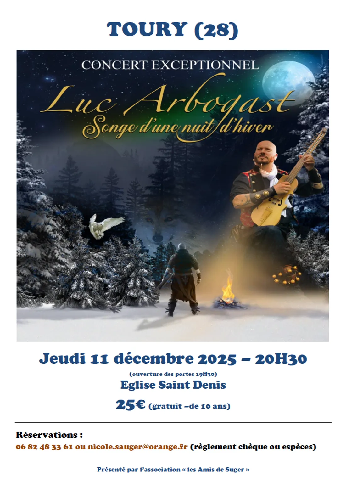 TOURY - Concert : Luc Arbogast