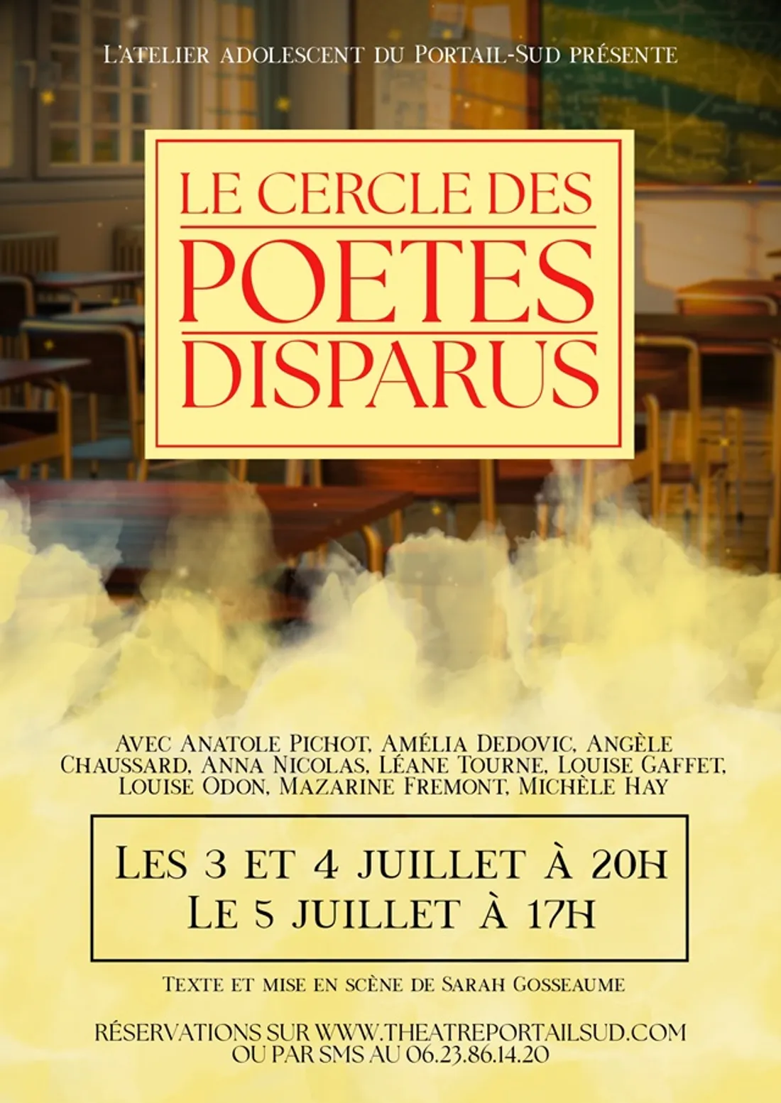 CHARTRES - Théâtre : Le cercle des poètes disparus