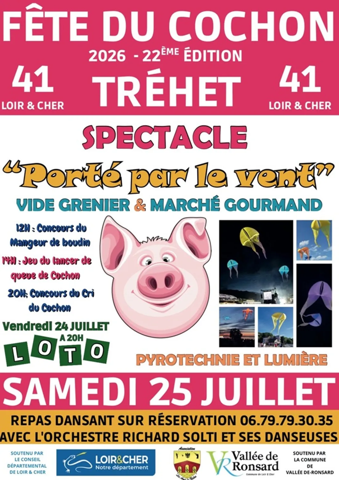 TREHET (41) - Fête du cochon