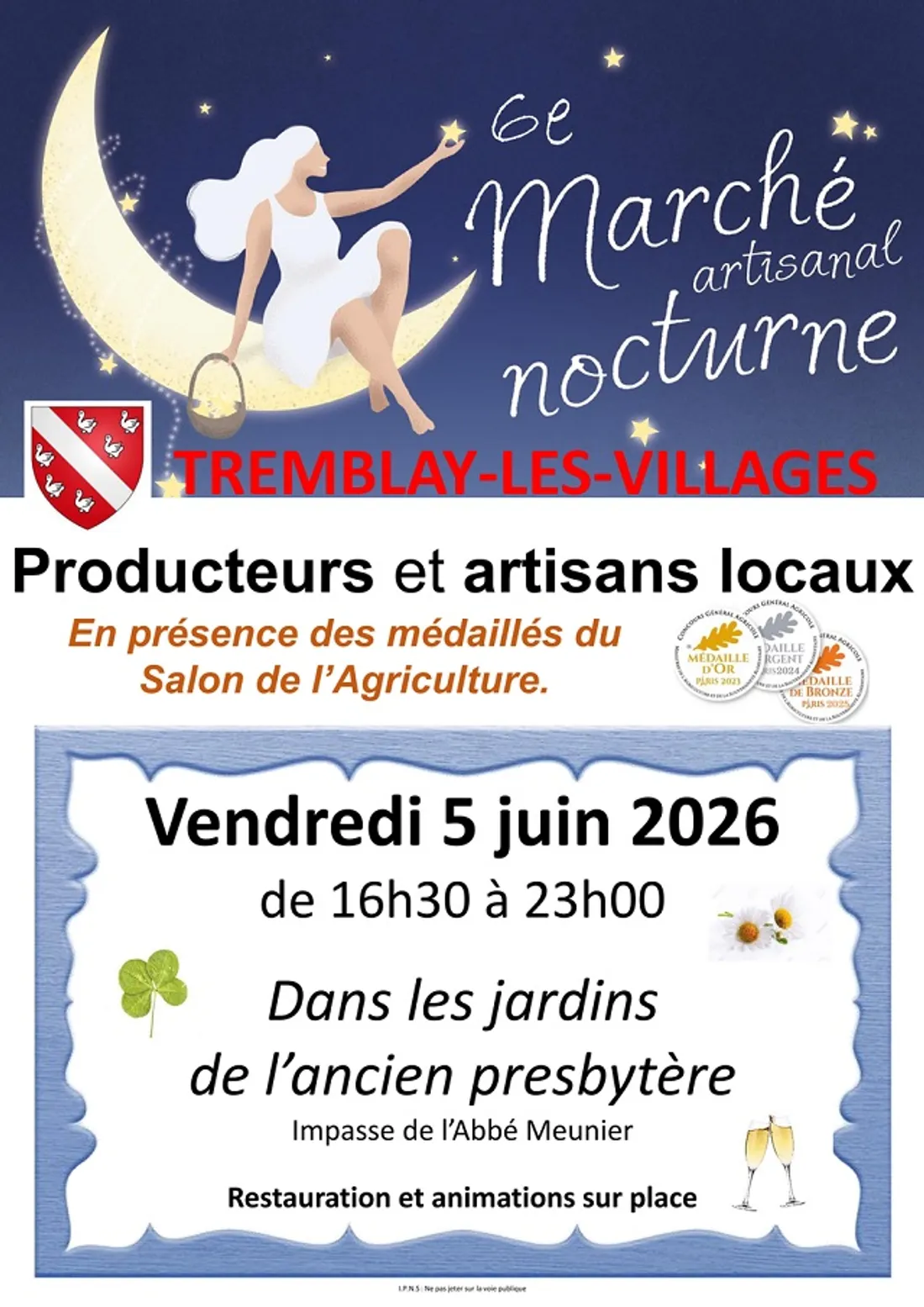 TREMBLAY-LES-VILLAGES - Marché artisanal nocturne