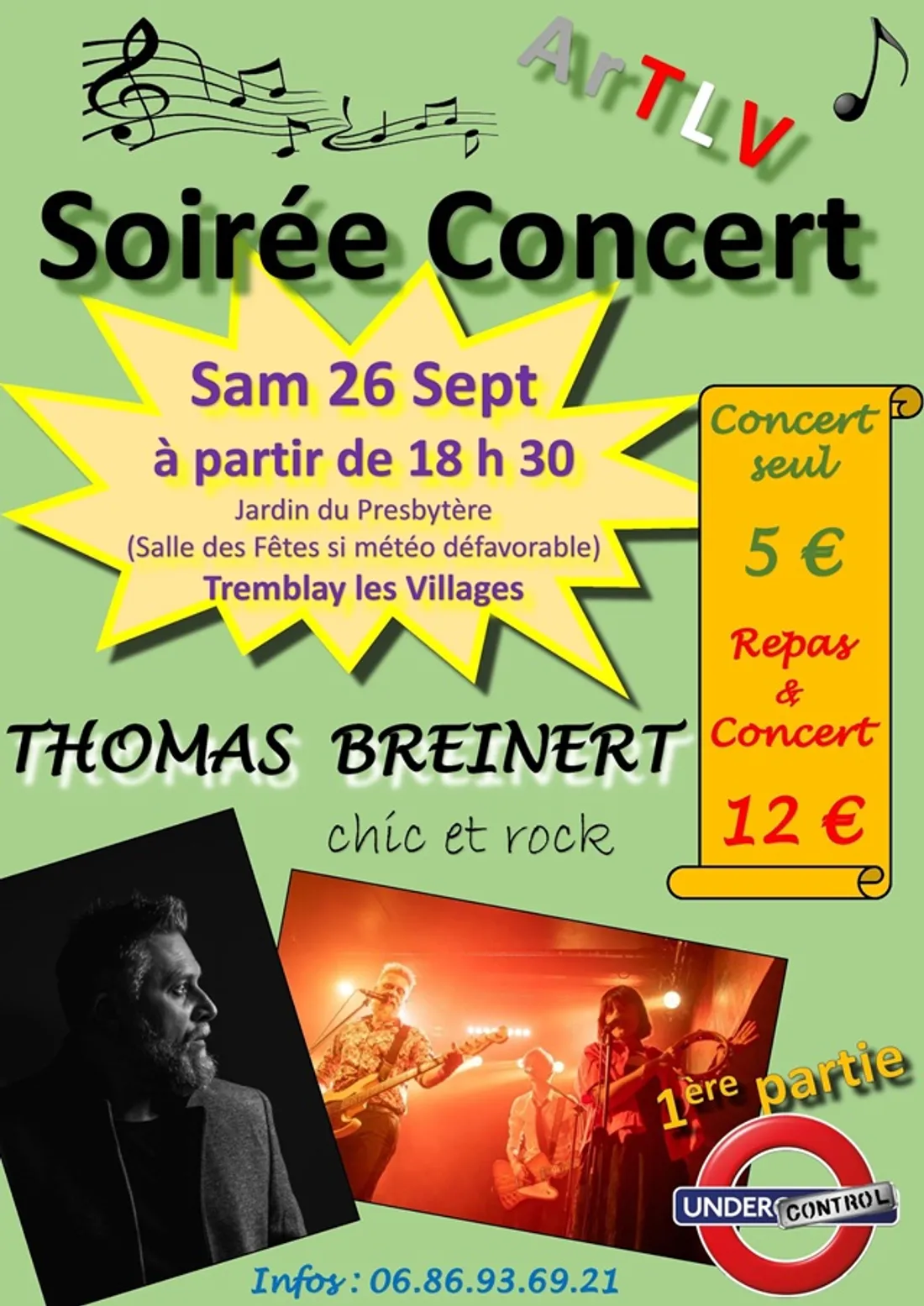 TREMBLAY-LES-VILLAGES - Soirée concert : Thomas Breinert