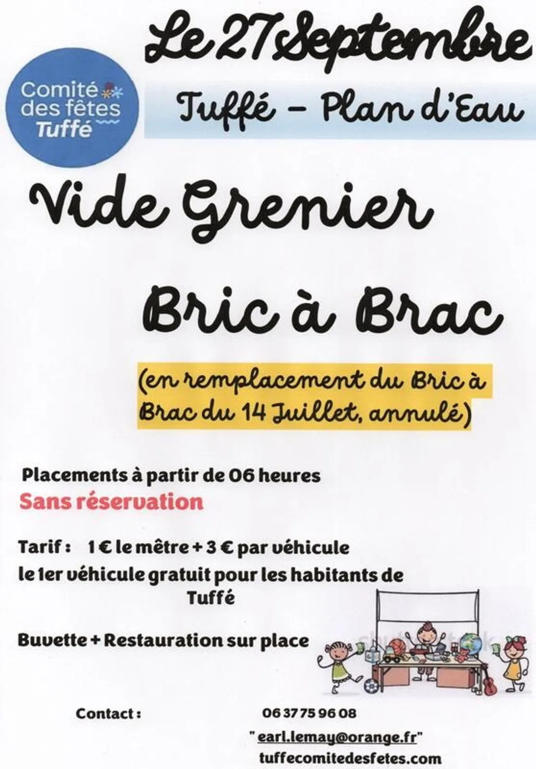 TUFFÉ (72) - Bric-à-brac du comité des fêtes