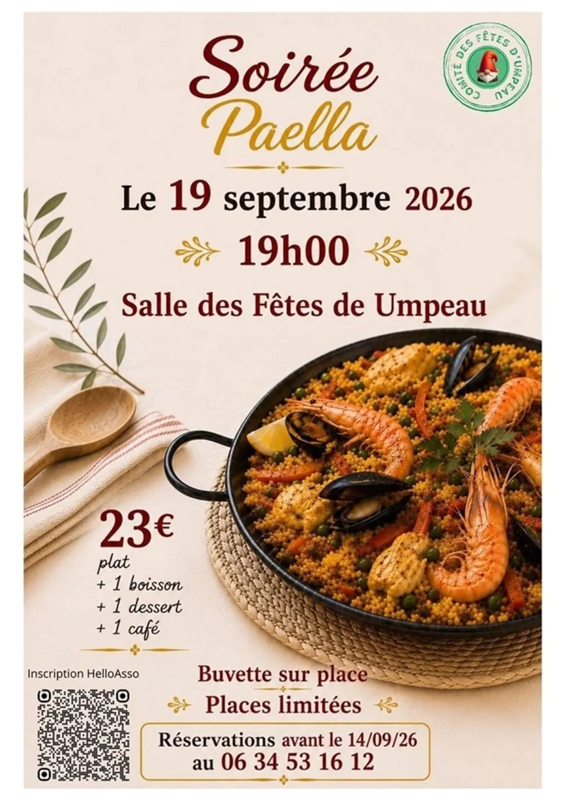 UMPEAU - Soirée paella