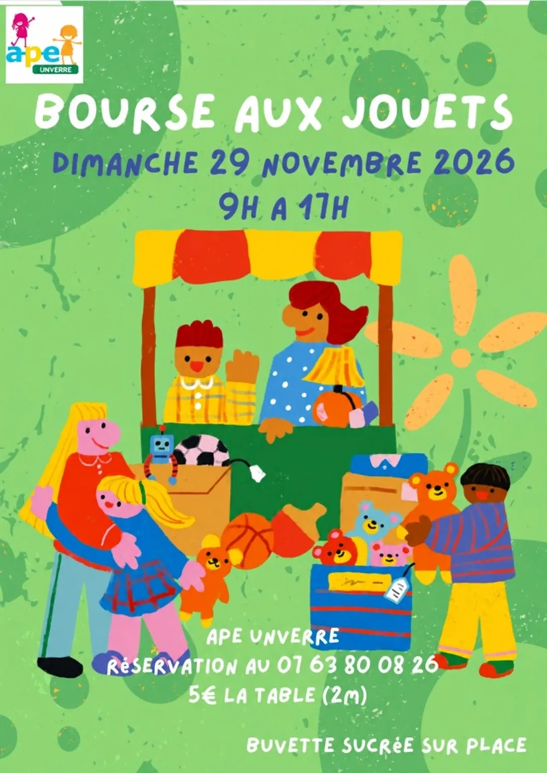 UNVERRE - Bourse aux jouets de l'APE