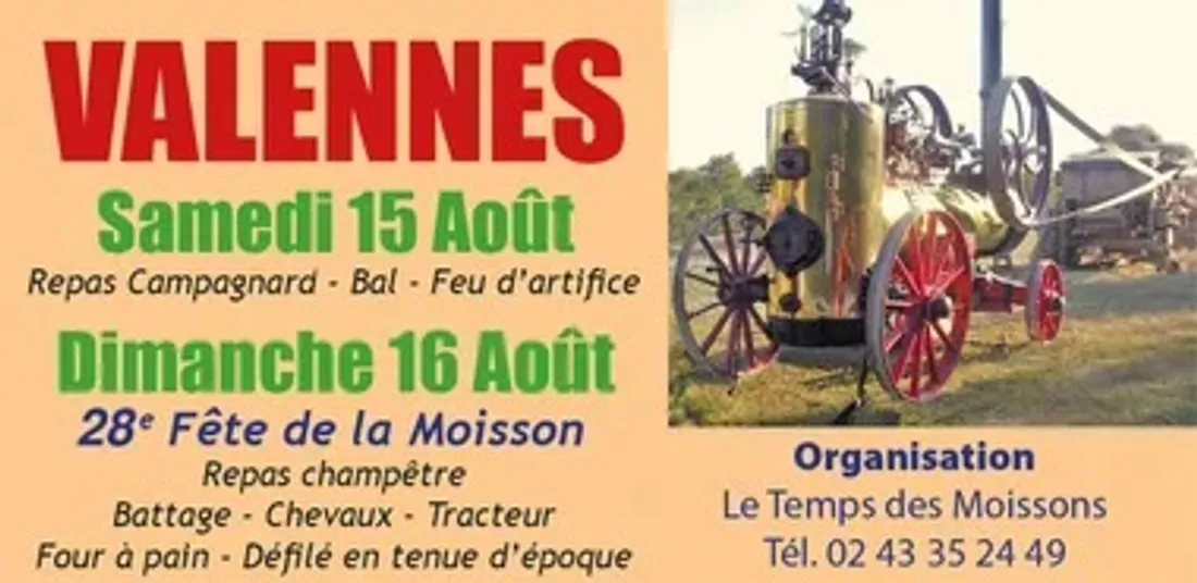 VALENNES (72) - 28e Fête de la moisson