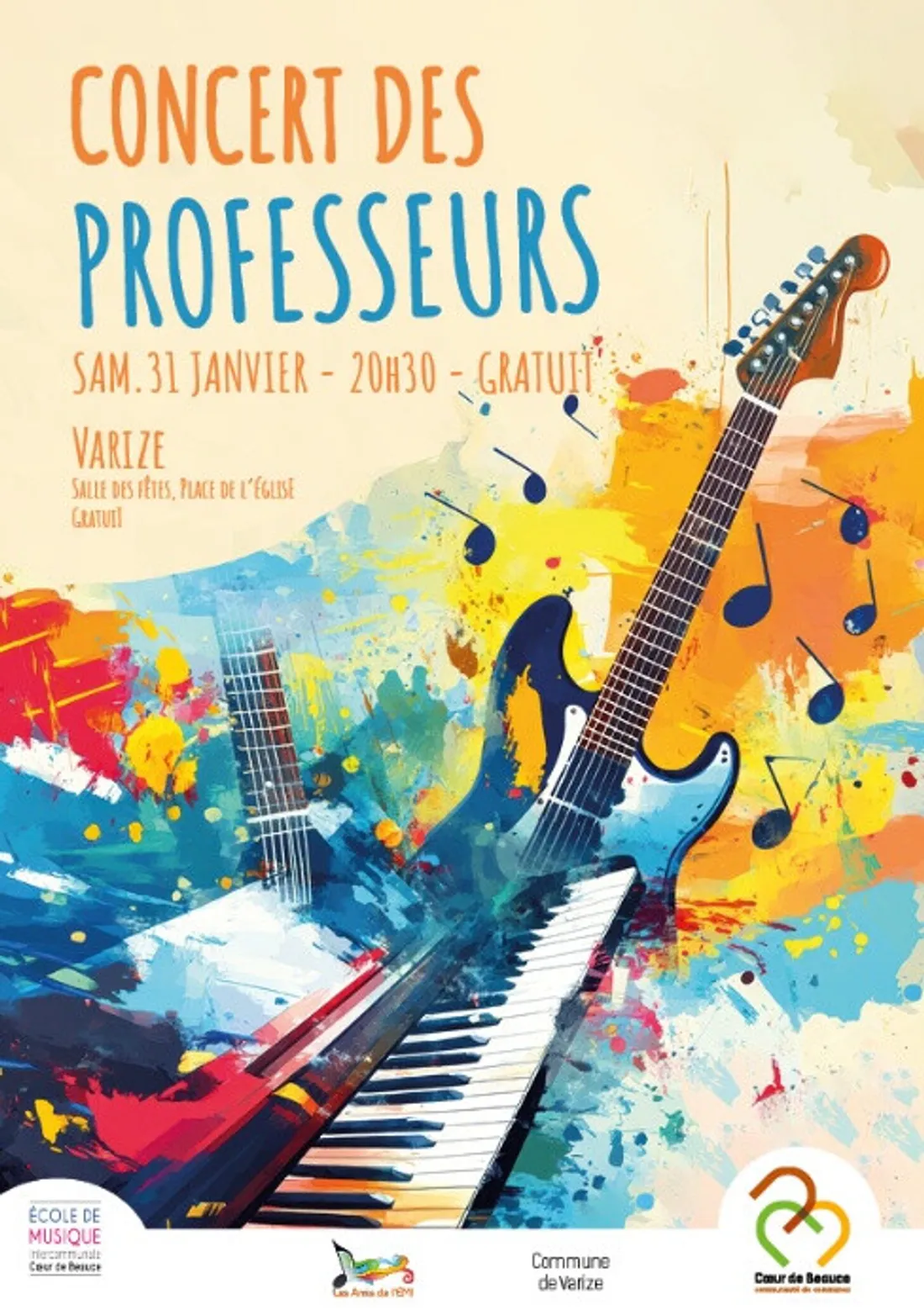 VARIZE - Concert des professeurs de l’École de musique intercommunale