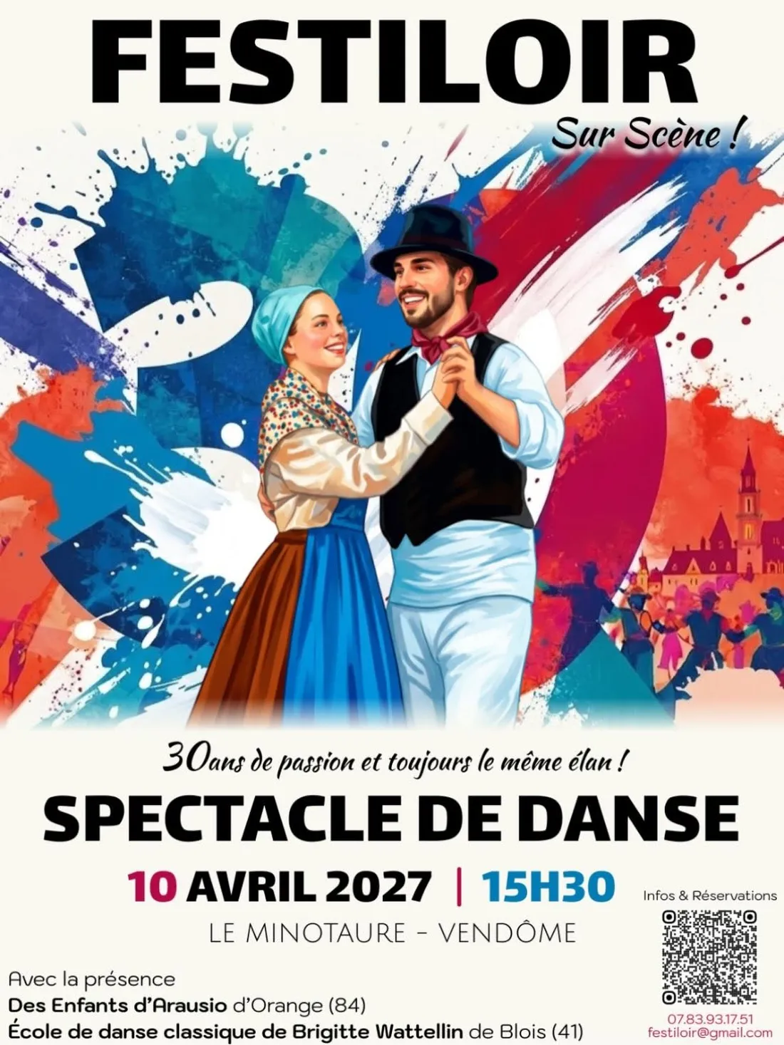 VENDÔME (41) - Spectacle de danse : Festiloir sur scène