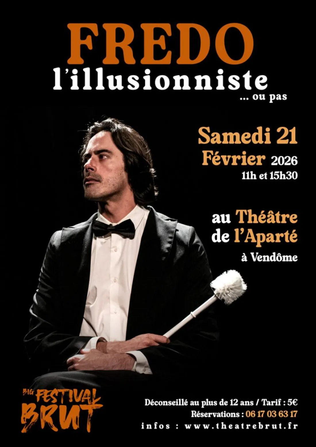 VENDÔME (41) - Spectacle : Fredo l'illusionniste