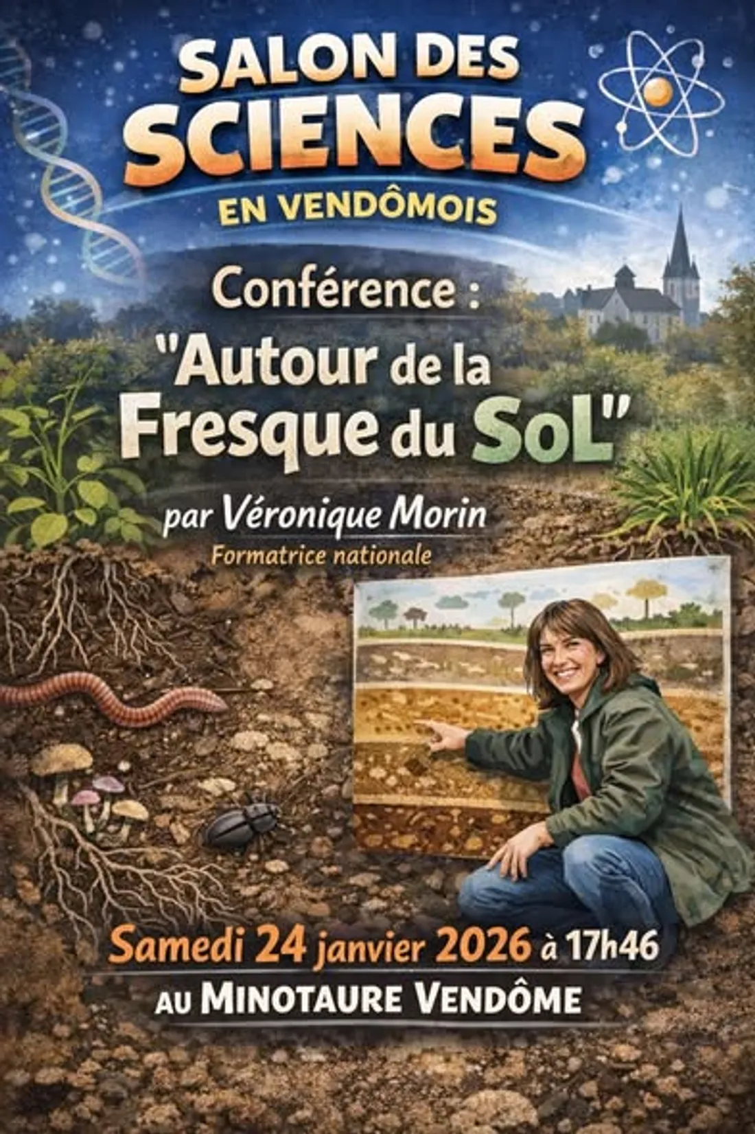 VENDÔME (41) - Conférence : Autour de la Fresque du Sol