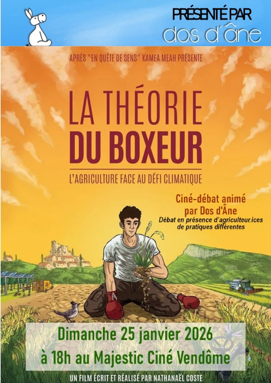 VENDÔME (41) - Ciné-débat : La Théorie du Boxeur : l’agriculture face au défi climatique