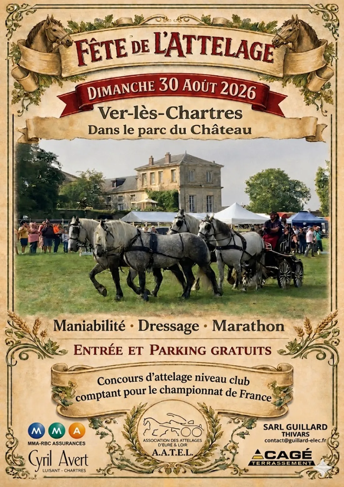 VER-LES-CHARTRES - Fête de l'Attelage