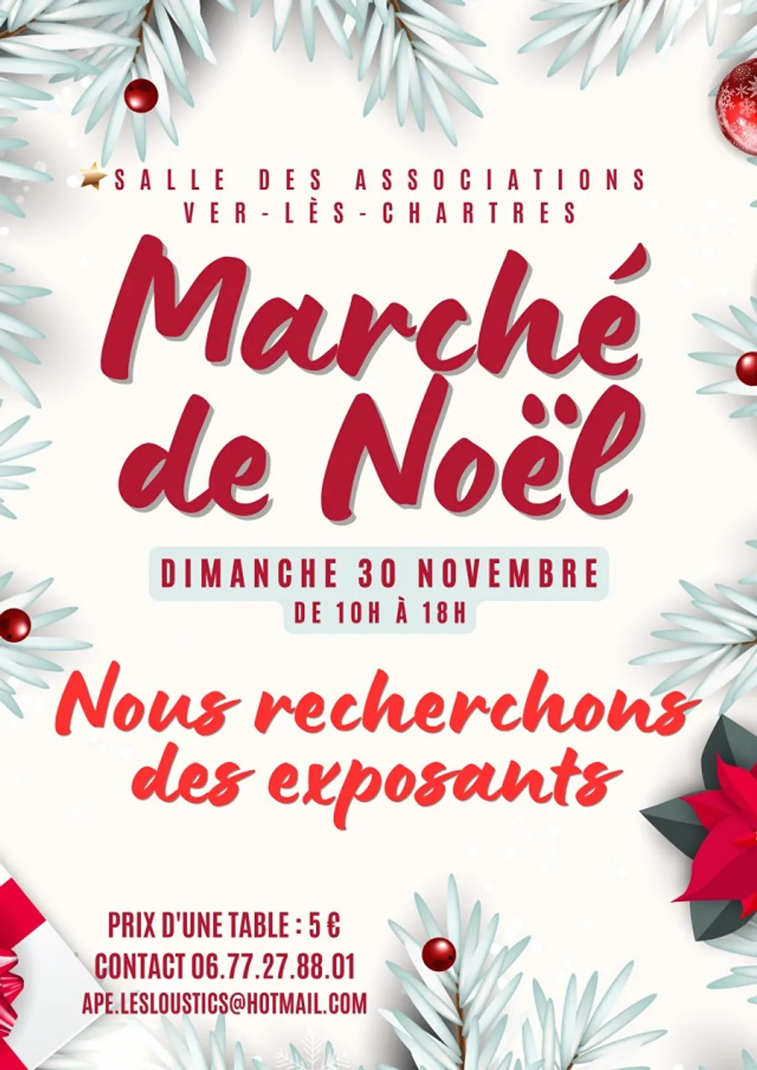 VER-LES-CHARTRES - Marché de Noël