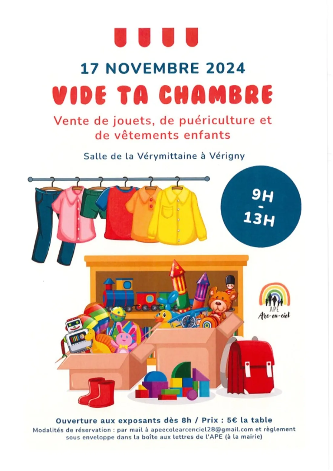 VÉRIGNY - Vide ta chambre