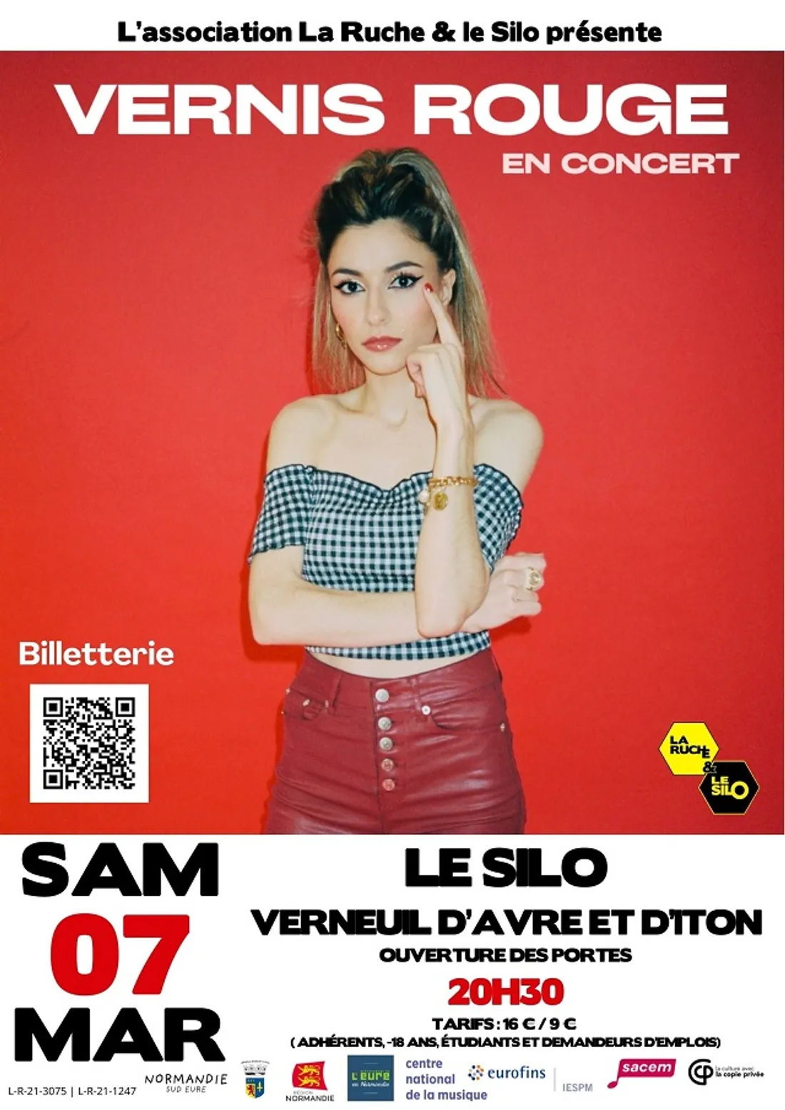 VERNEUIL-SUR-AVRE (27) - Concert : Vernis Rouge / Five