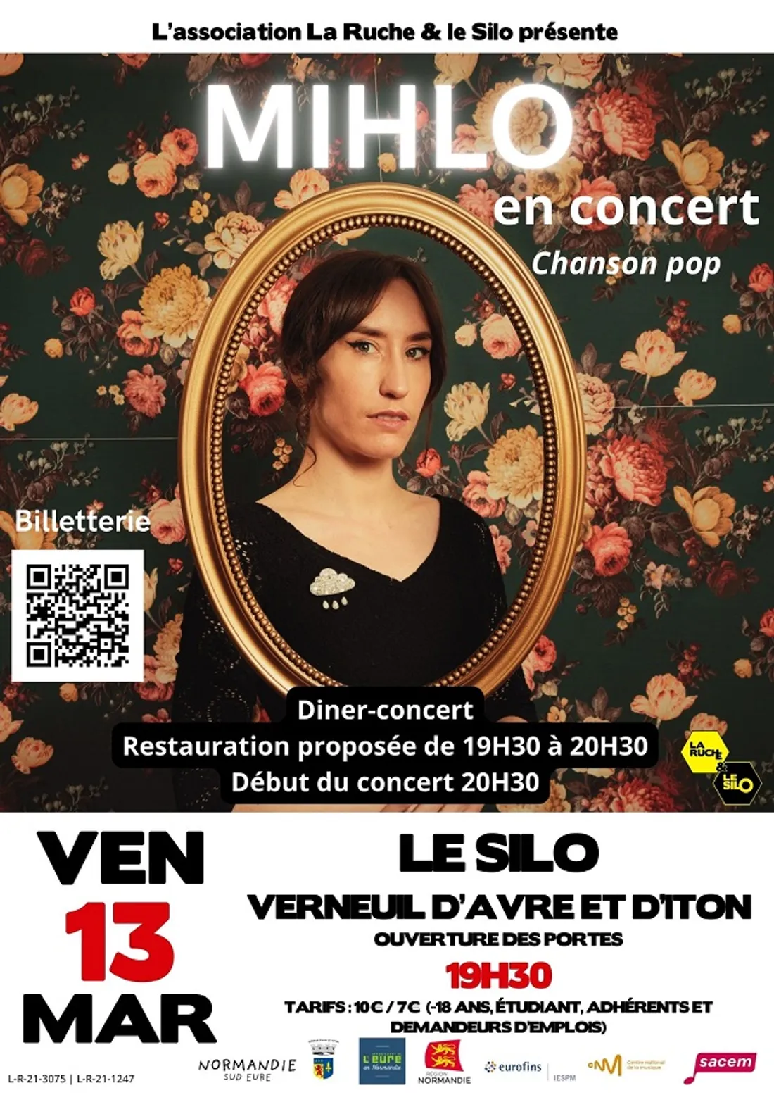 VERNEUIL-SUR-AVRE (27) - Dîner concert : Mihlo