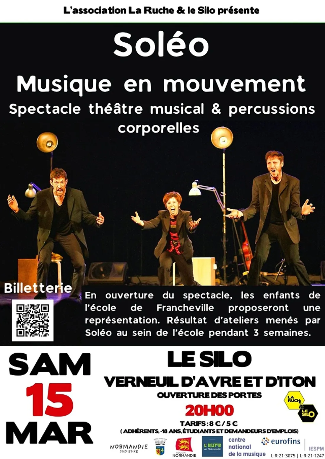 VERNEUIL-SUR-AVRE (27) - Spectacle : Soléo