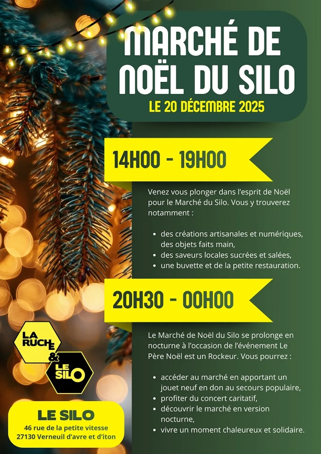 VERNEUIL-SUR-AVRE (27) - Marché de Noël du Silo
