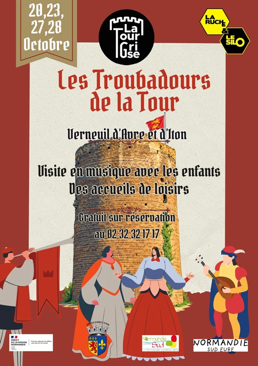 VERNEUIL-SUR-AVRE (27) - Visite : Les Troubadours de la Tour