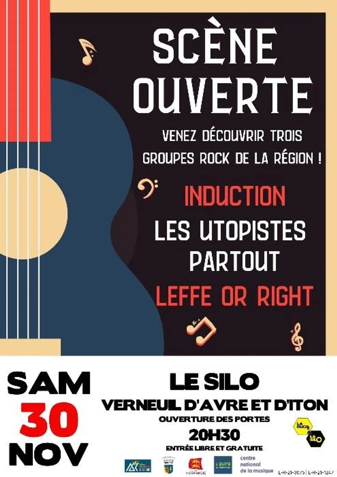 VERNEUIL-SUR-AVRE (27) - Scène ouverte : Induction + Les Utopistes Partout + Leffe or Right