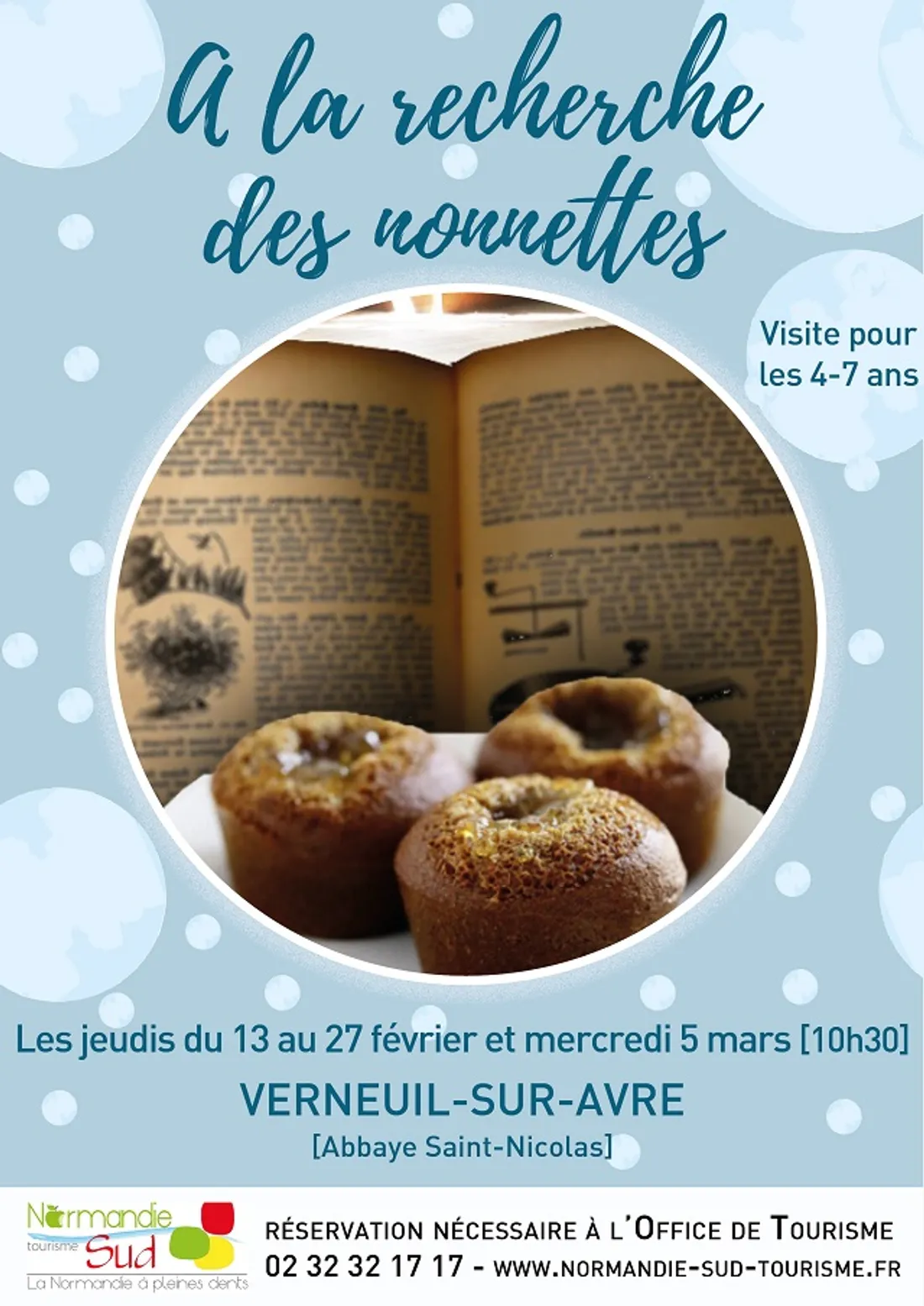 VERNEUIL-SUR-AVRE (27) - Visite enfants : A la recherche des nonnettes