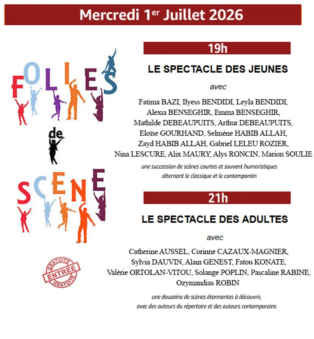 VERNOUILLET - Folies de scènes