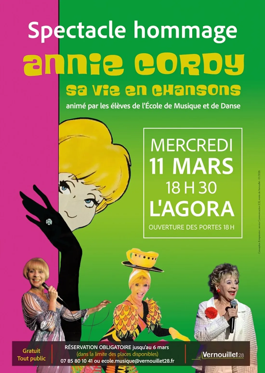 VERNOUILLET - Spectacle hommage à Annie Cordy