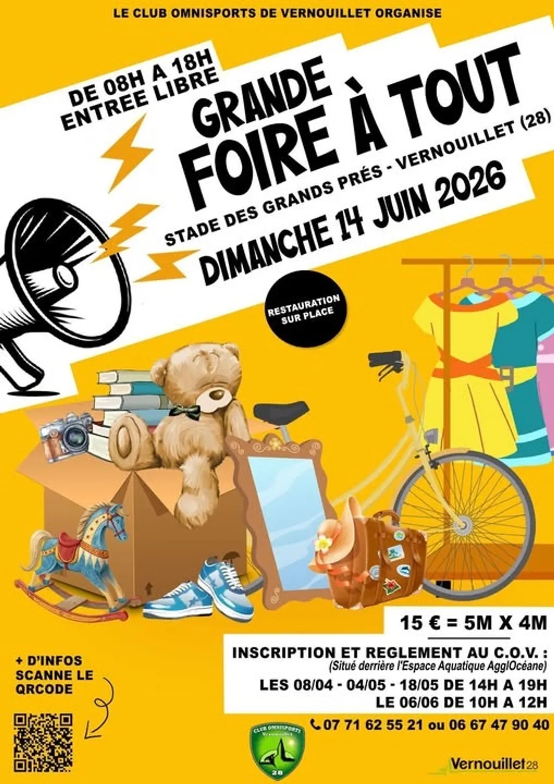 VERNOUILLET – Foire à tout du Club Omnisports