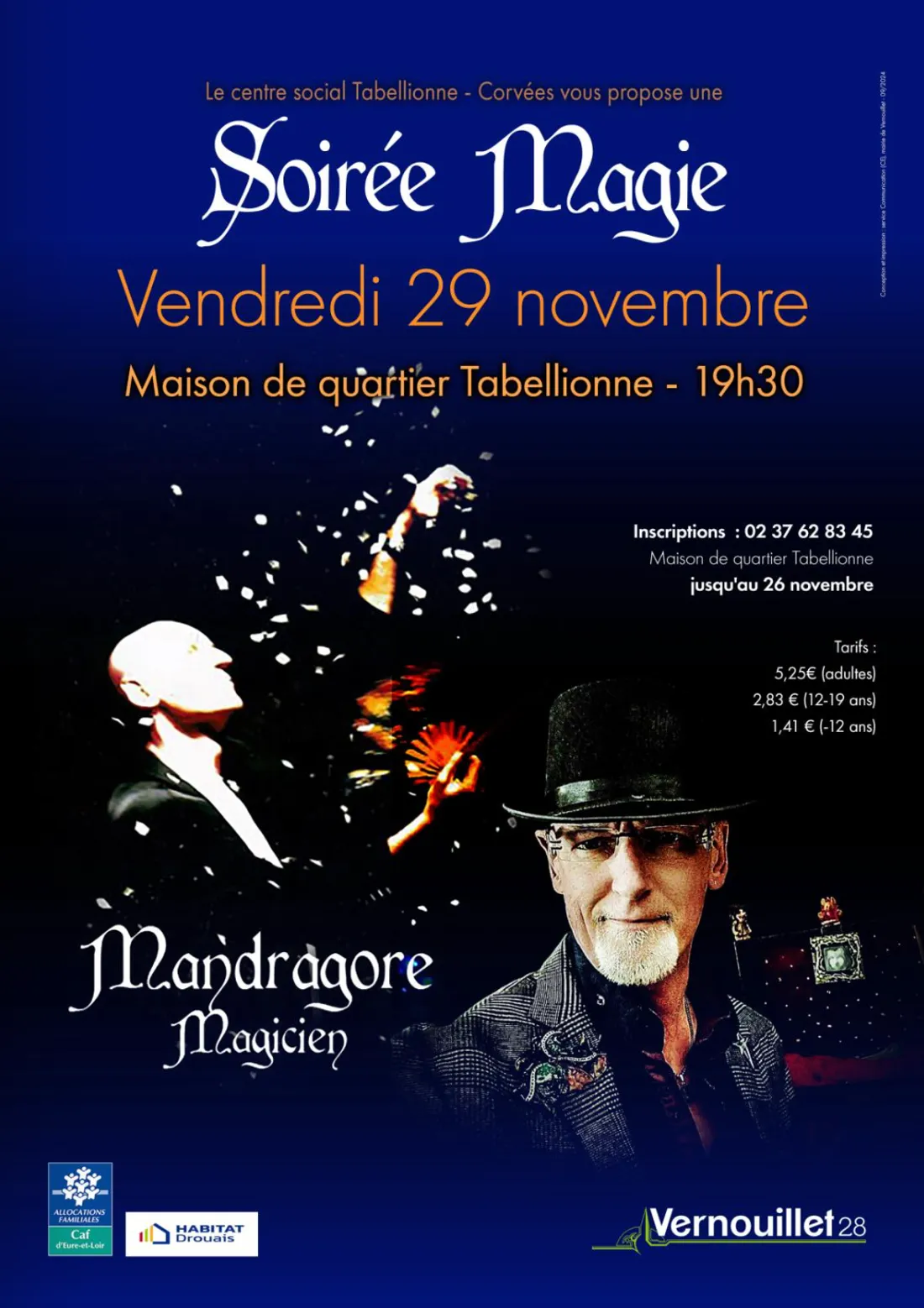 VERNOUILLET - Soirée magie : Mandragore