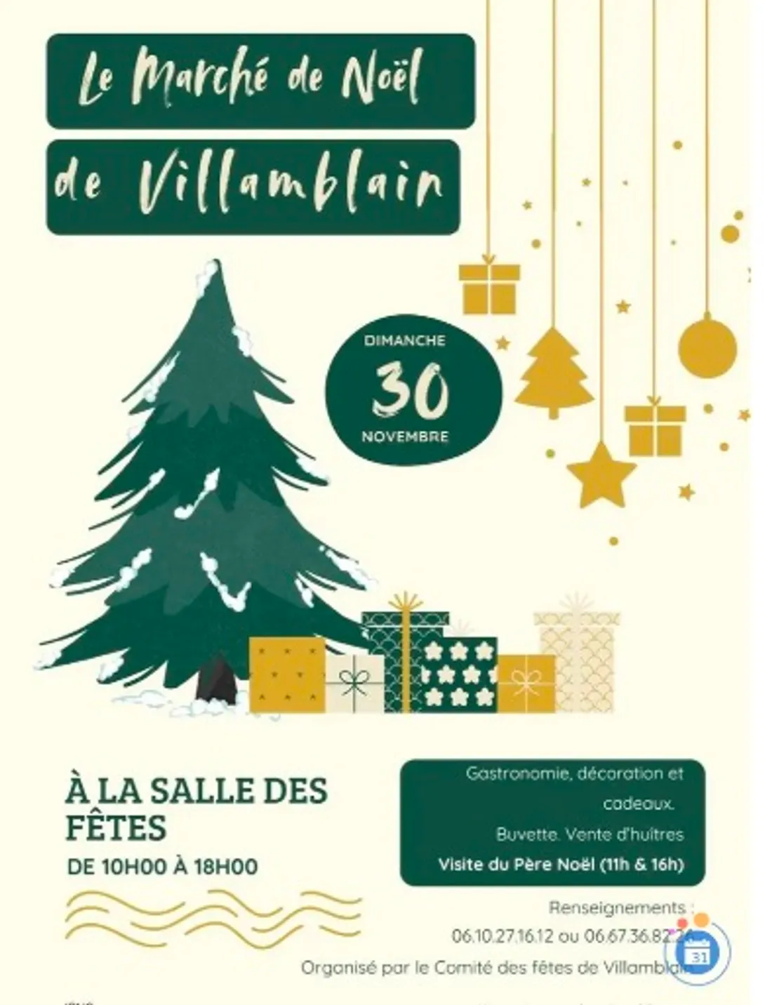 VILLAMBLAIN (45) - Marché de Noël 