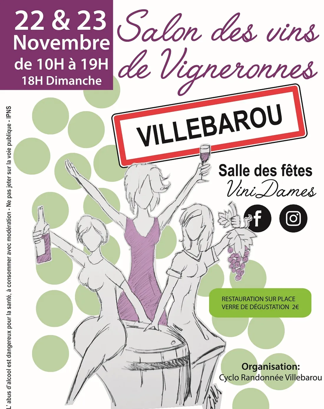 VILLEBAROU (41) - Salon des vins de vigneronnes