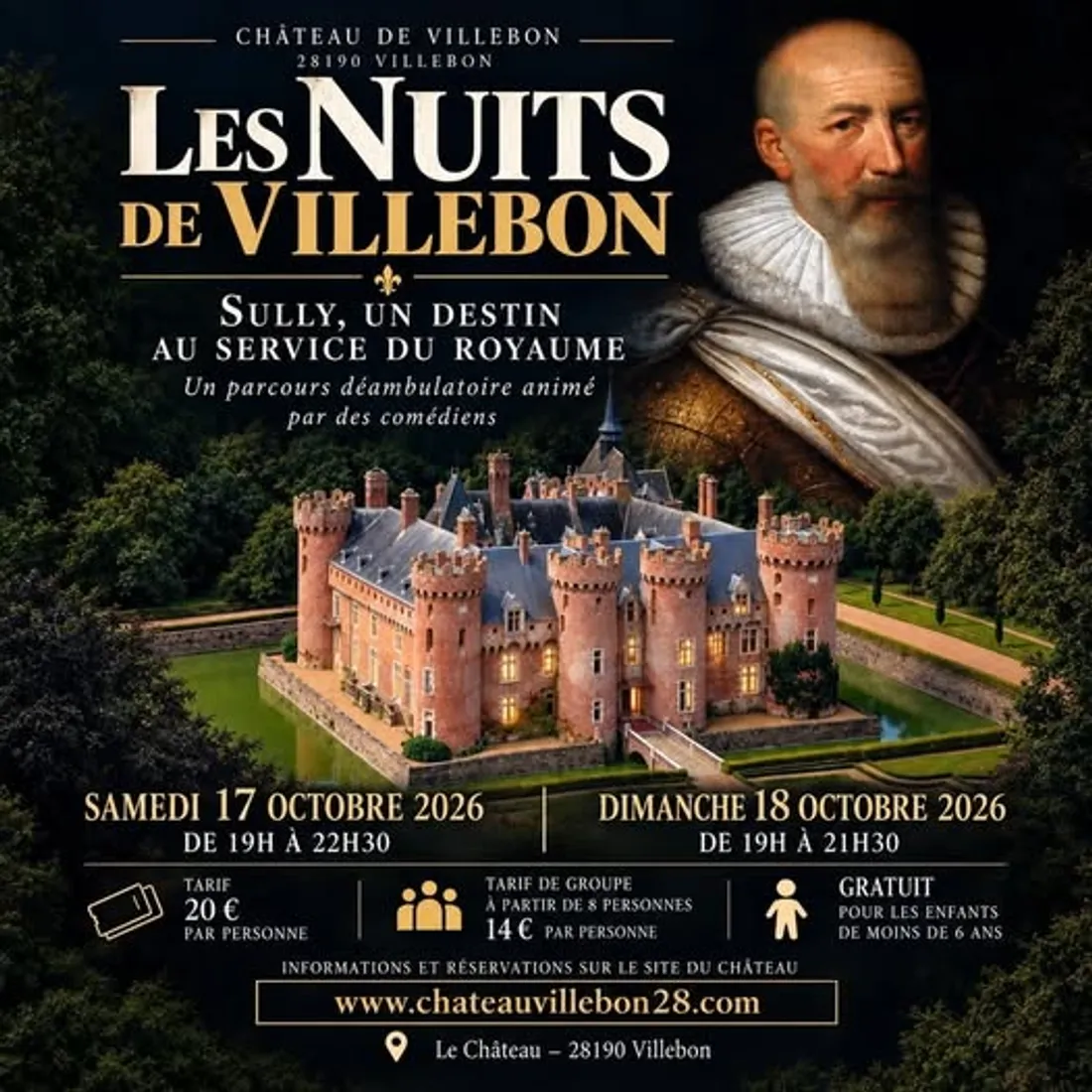 VILLEBON - Les Nuits de Villebon, Sully, un destin au service du royaume