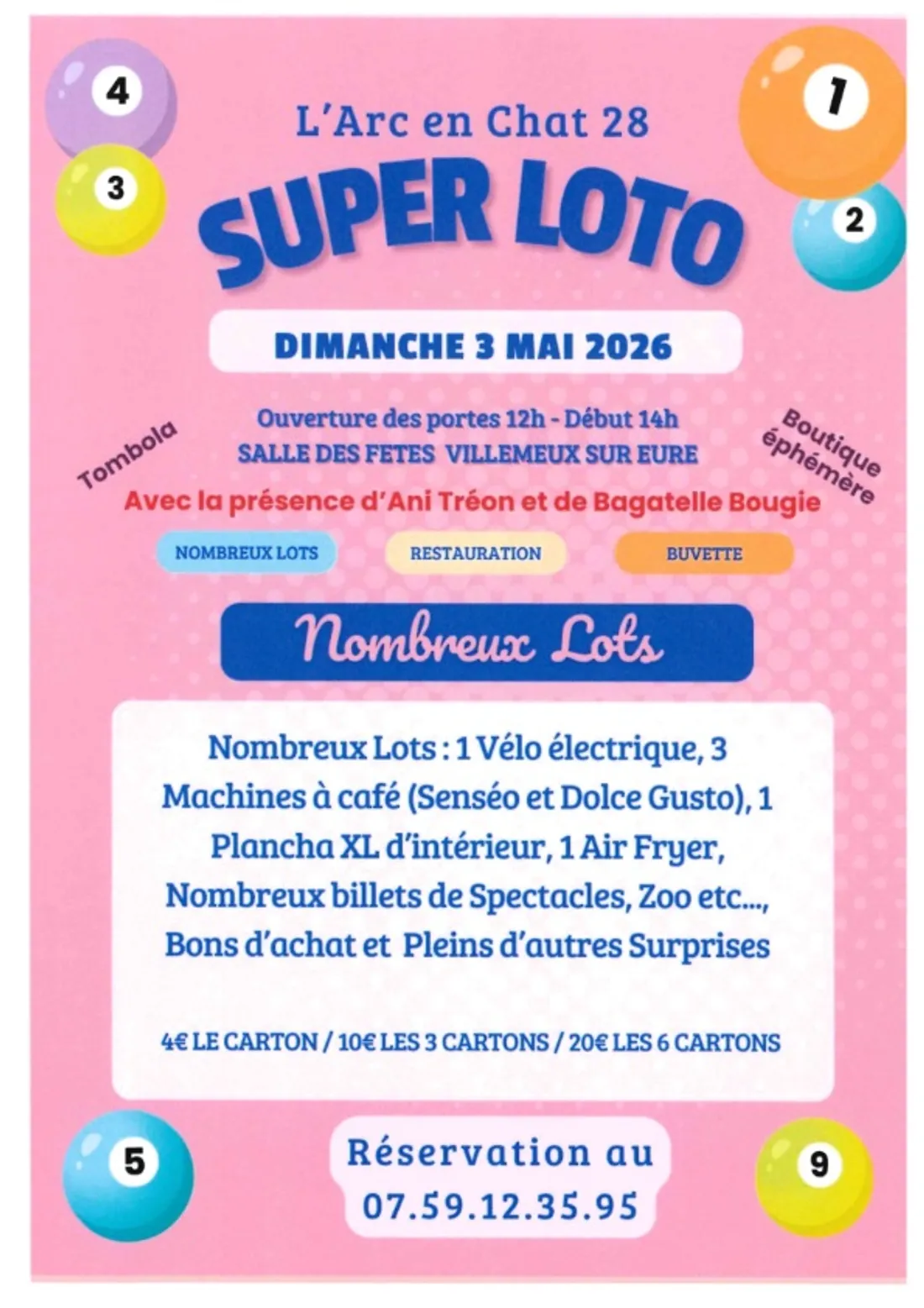 VILLEMEUX-SUR-EURE - Loto de l'Arc en Chat 28