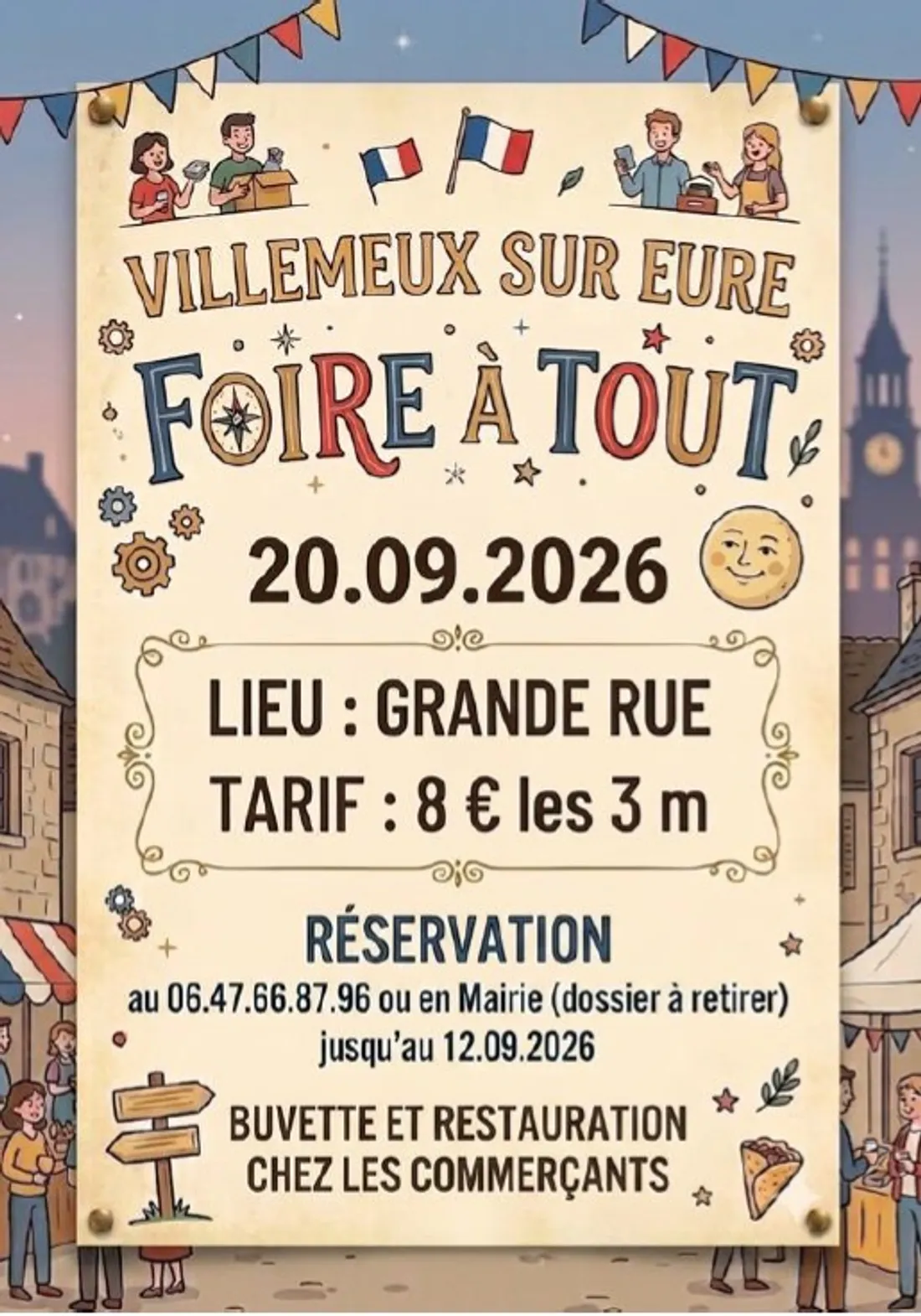 VILLEMEUX-SUR-EURE - Foire à tout