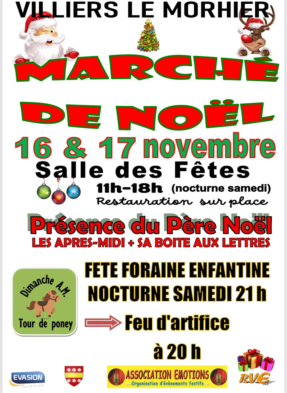 VILLIERS-LE-MORHIER - Marché de Noël