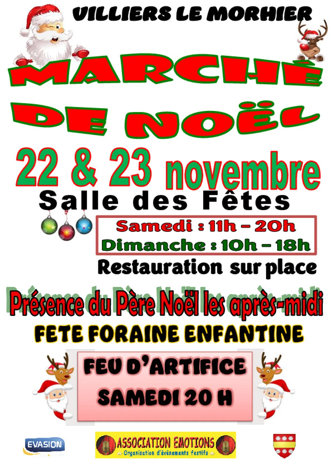 VILLIERS-LE-MORHIER - Marché de Noël