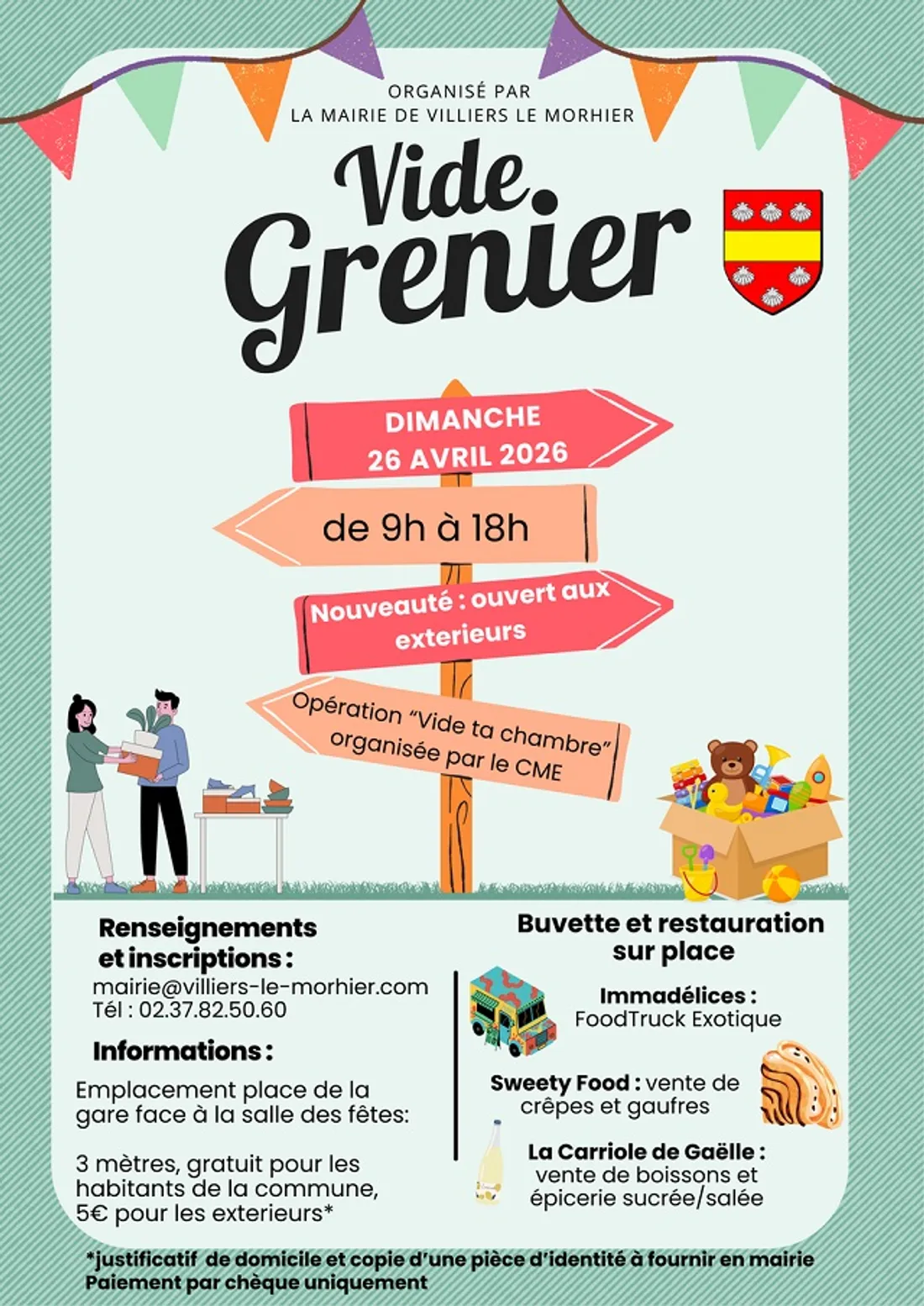VILLIERS-LE-MORHIER - Vide-greniers de la mairie