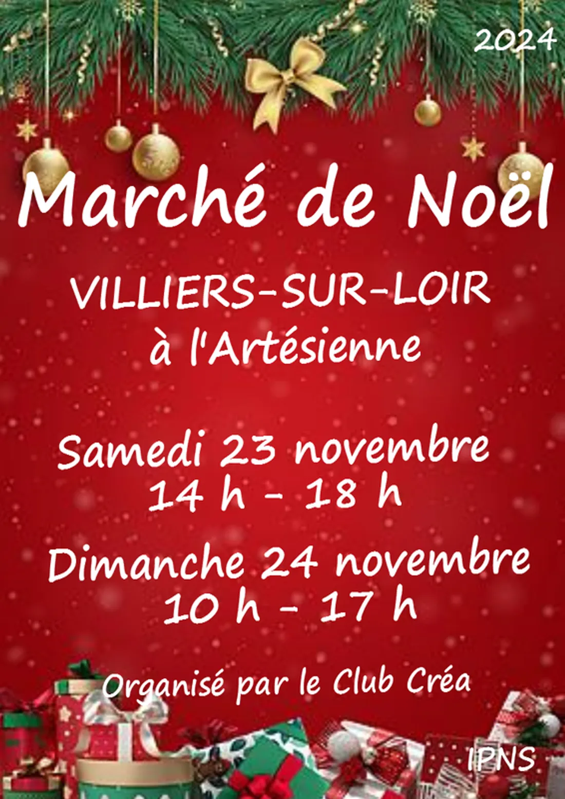 VILLIERS-SUR-LOIR (41) - Marché de Noël