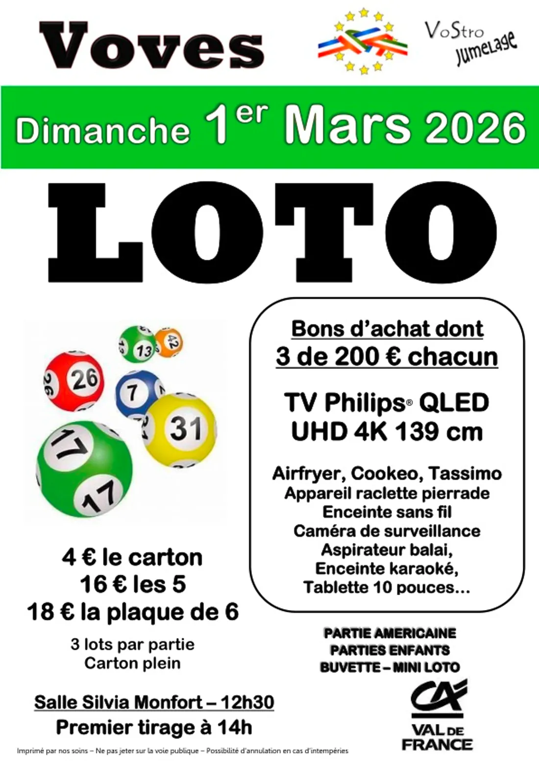 VOVES - Loto de VoStro Jumelage