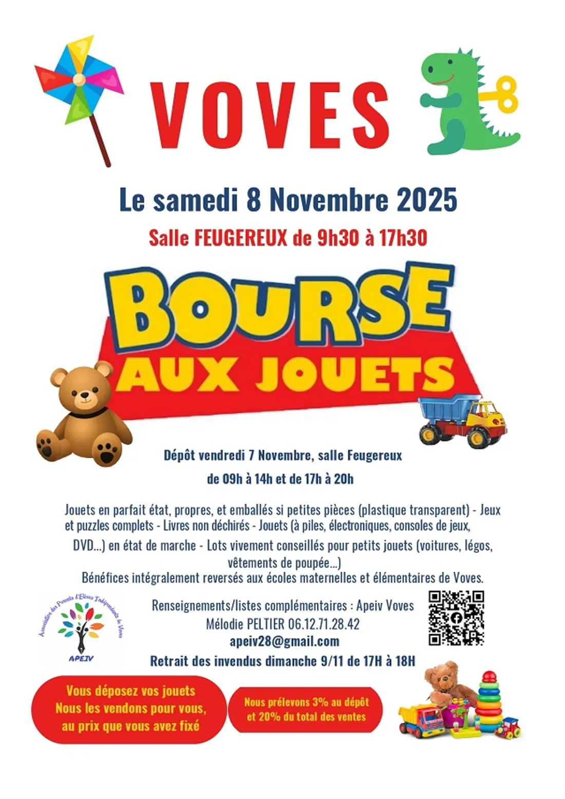 VOVES - Bourse aux jouets de l'APEIV
